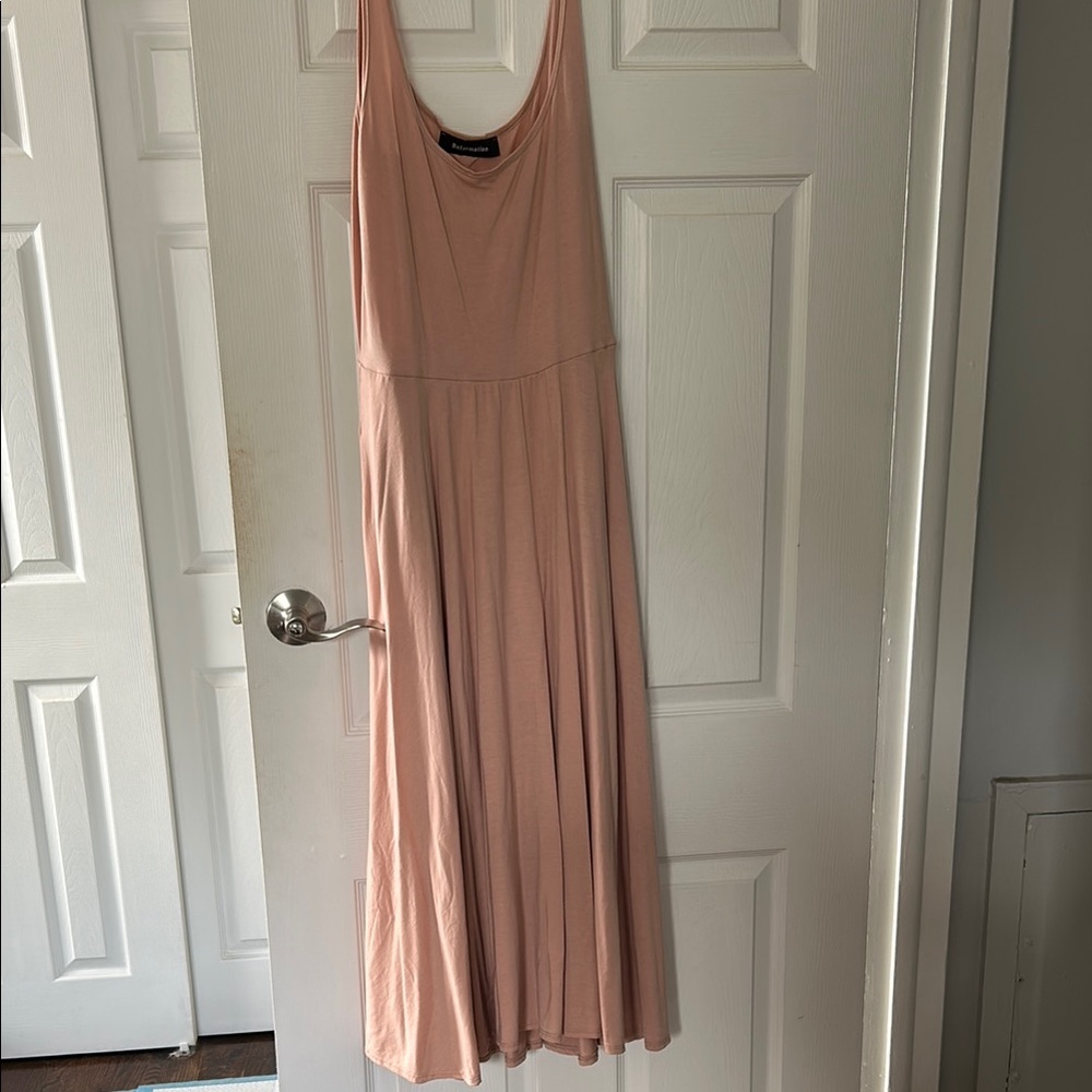 Reformation Blush Pink Maxi Dress